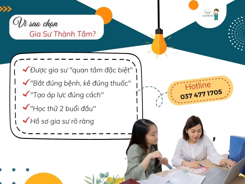 Khác biệt của gia sư Bình Dương tại Thành Tâm Khác biệt của gia sư Bình Dương tại Thành Tâm