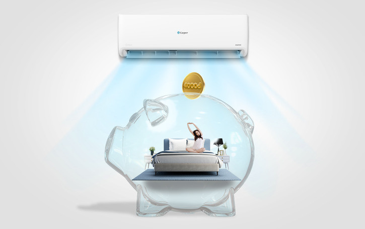 Bức ảnh thể hiện tầm quan trọng của việc lựa chọn công suất máy lạnh đúng với kích thước không gian.