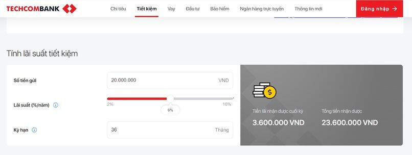 Công cụ trực tuyến giúp tính toán lãi suất ngân hàng 1 năm nhanh chóng