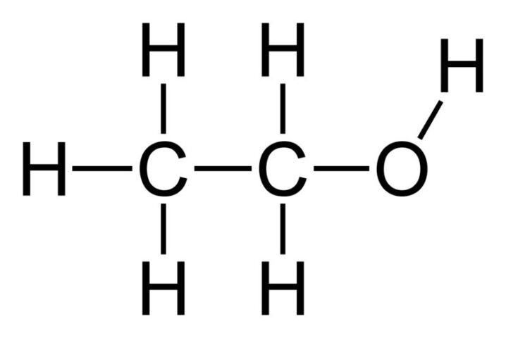 Công thức hóa học của rượu Ethyl