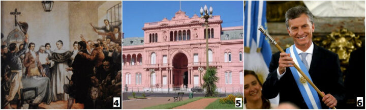Địa hình đồng bằng và núi ở Argentina, nơi có đồng bằng Pampas rộng lớn.