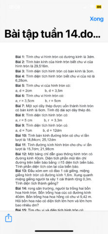 Hình ảnh minh họa dụng cụ đo và cách xác định chu vi, giúp hiểu rõ hơn về cách tính bán kính khi có chu vi.