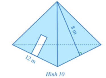 Kho chứa hàng mái hình chóp tam giác đều