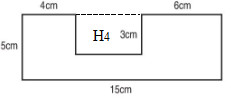 Miếng bìa được bổ sung để tạo thành hình chữ nhật lớn và phần bị khoét