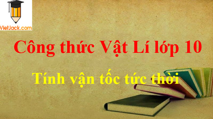 Minh họa chuyển động và tốc độ tức thời