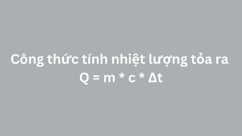 Một vật thể phát ra hơi nóng, minh họa quá trình tỏa nhiệt