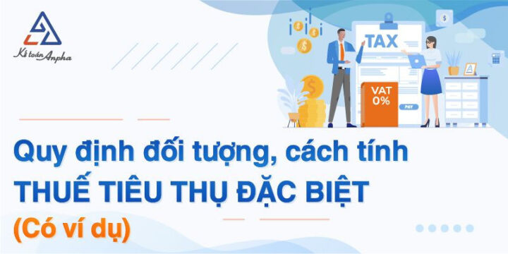 Sơ đồ minh họa các bước trong công thức tính thuế tiêu thụ đặc biệt