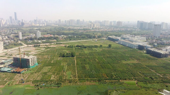 Sơ đồ minh họa khái niệm và công thức tính hệ số sử dụng đất trong quy hoạch đô thị