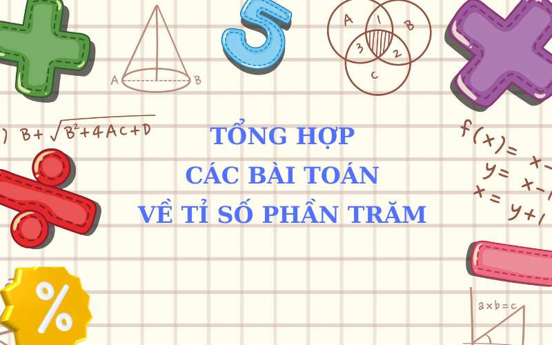 Tuyển tập bài tập thực hành công thức tính phần trăm lớp 5