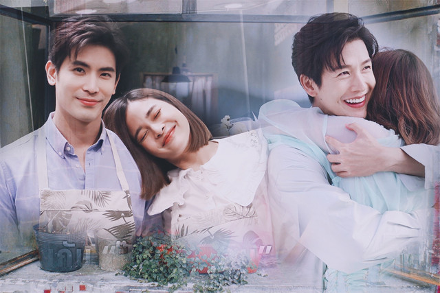 Ba diễn viên chính Pooklook Fonthip, Push Puttichai, Son Yuke trong phim Kỳ Tích Tình Yêu