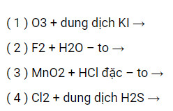 Bài tập cân bằng phương trình hóa học lớp 9 tự luyện số 3