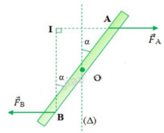 Bài tập thực hành tính momen ngẫu lực với góc quay 30 độ