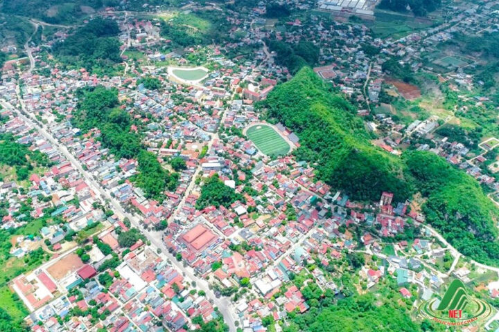 Bản đồ hành chính và khung cảnh đô thị của Thị xã Mộc Châu, Sơn La
