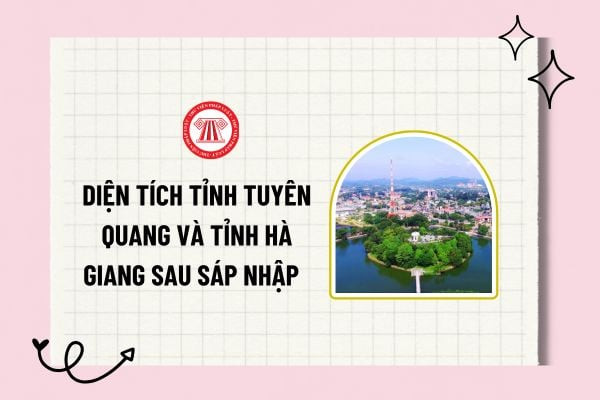 Bản đồ thể hiện địa giới hành chính, bao gồm diện tích tỉnh Hà Giang và Tuyên Quang trước và sau đề xuất sáp nhập.