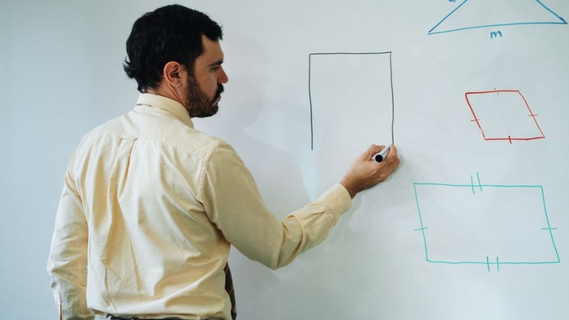 Bản vẽ kiến trúc công trình, áp dụng cách tính chu vi hình chữ nhật trong xây dựng