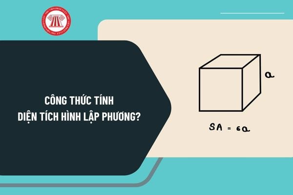 Bảng tổng hợp các công thức tính diện tích hình lập phương