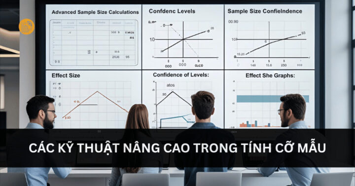 Biểu đồ mô tả các kỹ thuật nâng cao trong xác định cỡ mẫu nghiên cứu