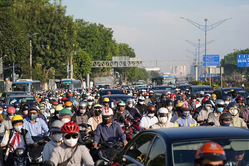 Biểu đồ thống kê tình hình tỉ lệ dân thành thị qua các năm ở Việt Nam