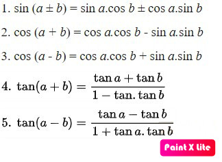 Các công thức cộng lượng giác cho học sinh lớp 10