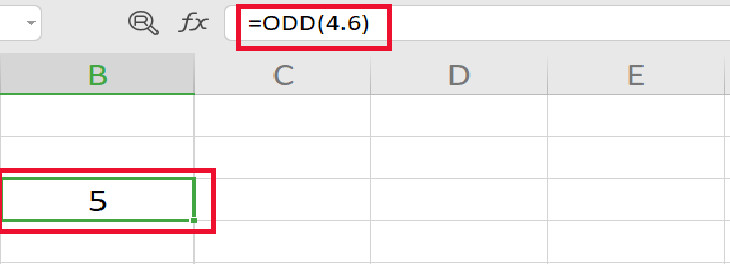 các công thức tính hàm trong excel với hàm ODD