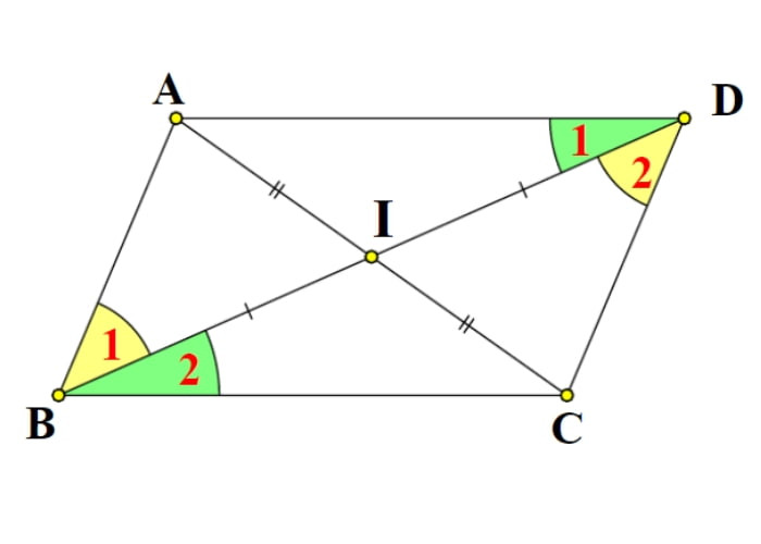 Các dạng bài tập thực hành đa dạng liên quan đến đường chéo hình bình hành để củng cố kiến thức.