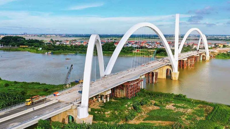 Cảnh quan thành phố Bắc Ninh, tỉnh có diện tích nhỏ nhất Việt Nam.