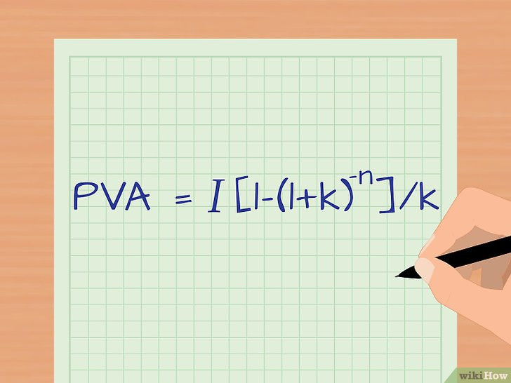 Công thức PVA (Giá trị hiện tại của niên kim) được áp dụng để tính toán các khoản thanh toán lãi trong công thức tính giá trị hiện tại của trái phiếu.