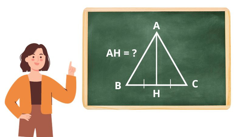 Công thức tính đường cao của tam giác đều