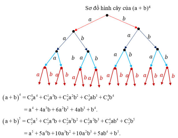 Công thức tính nhị thức Newton khai triển tổng quát