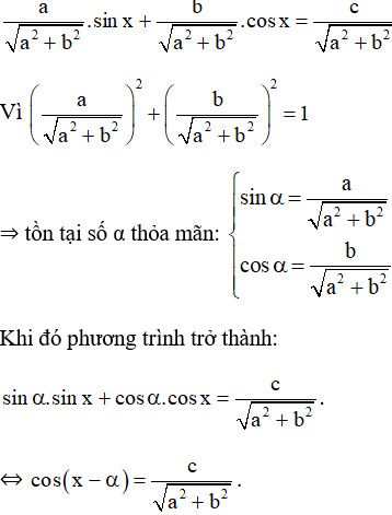 Dạng phương trình lượng giác đã biến đổi, thể hiện quá trình áp dụng các bước giải và công thức để đạt được kết quả cuối cùng.