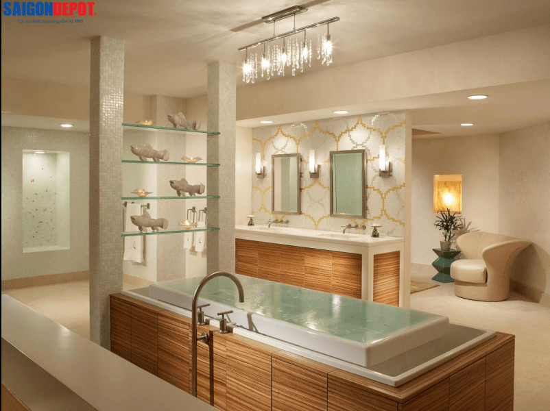 Diện tích nhà vệ sinh cao cấp và master