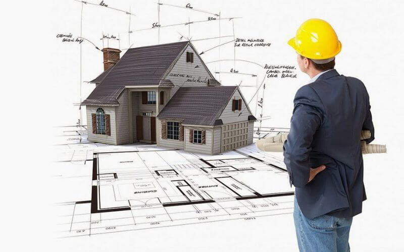Diện tích phòng khách của nhà 2 tầng dựa theo kiểu nhà