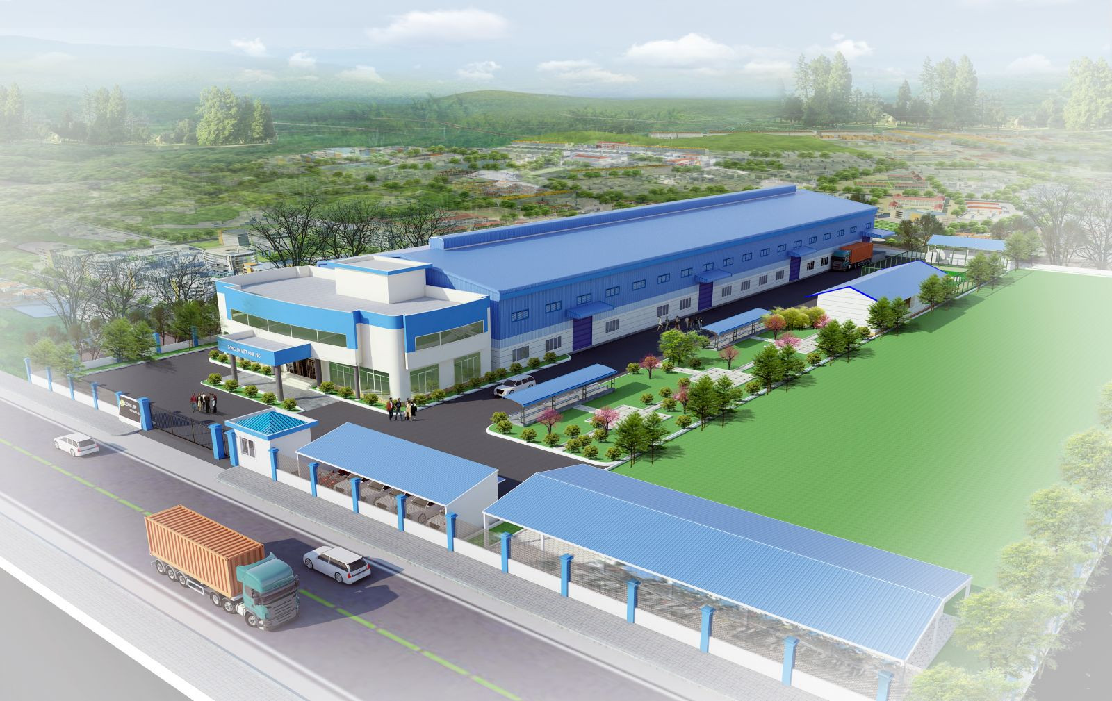 Độ dốc mái tôn cho nhà xưởng sản xuất