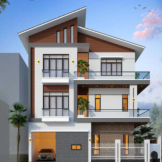 Độ dốc mái tôn nhà ống tiêu chuẩn