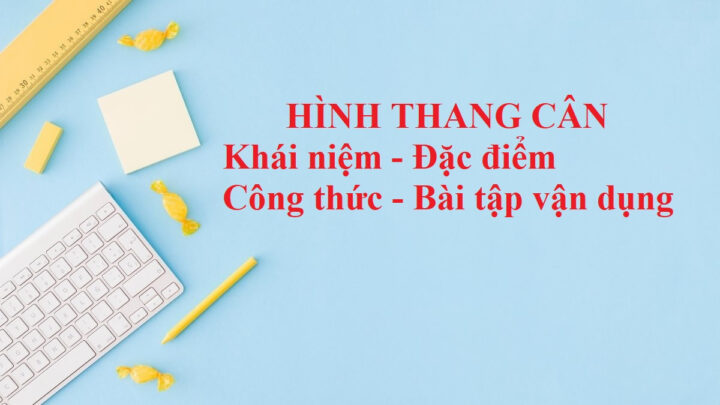 Hình ảnh minh họa cấu trúc và các thành phần của hình thang cân trong hình học