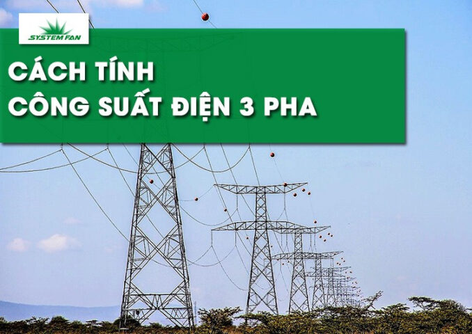 Hình ảnh minh họa công thức tính công suất 3 pha trong hệ thống điện công nghiệp