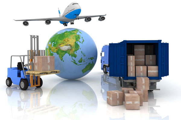 Hình ảnh minh họa quá trình vận chuyển hàng hóa quốc tế và các yếu tố trọng lượng cần cân nhắc.