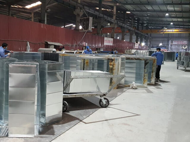 Hình ảnh minh họa việc tính toán diện tích ống gió cho hệ thống HVAC