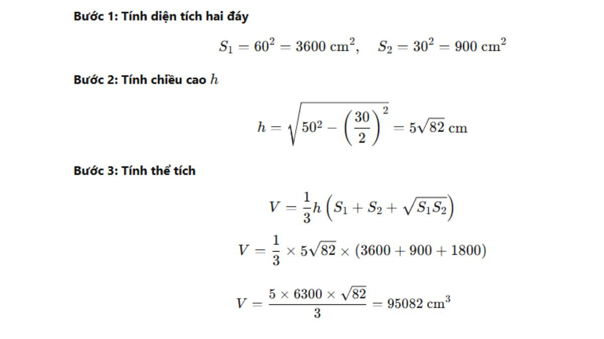 Hình ảnh ứng dụng thể tích hình chóp cụt trong thiết kế thùng chứa