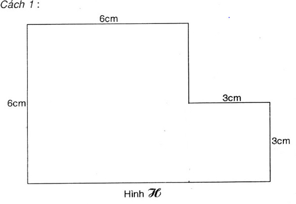 Hình H với các kích thước cơ bản