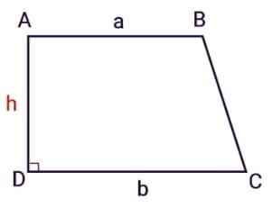 Hình thang vuông, một cấu trúc phổ biến ở các góc và ban công, khi tính diện tích nhà Oggy