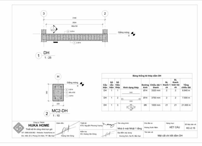 Kết cấu dầm bê tông trong nhà cấp 4
