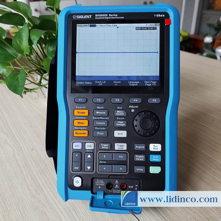 Máy hiện sóng hiển thị dạng sóng âm thanh