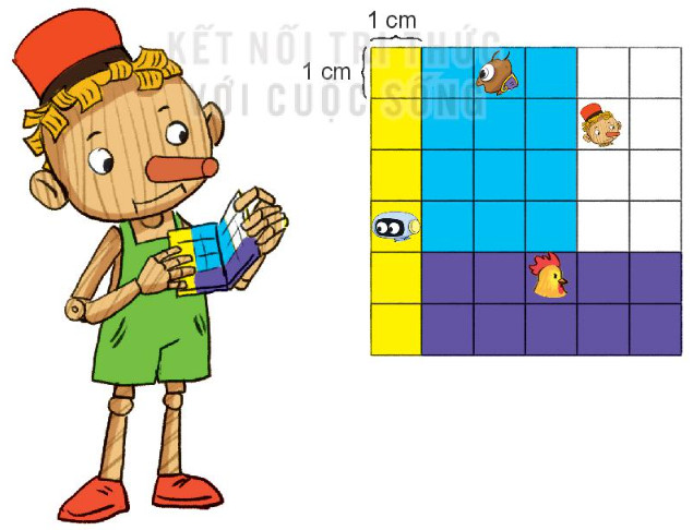 Miếng sô-cô-la chia thành bốn phần nhỏ