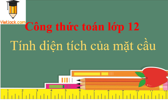 Minh họa mặt cầu và bán kính