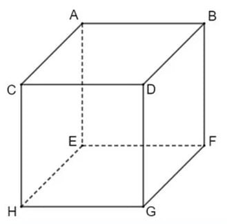 Mô hình 3D của một khối lập phương với các cạnh bằng nhau, minh họa cấu trúc cơ bản của hình lập phương để tính toán diện tích.