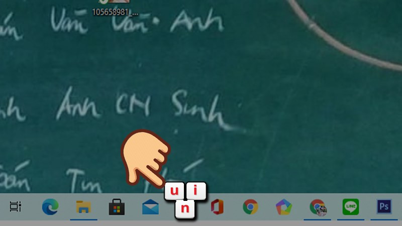 Mở ứng dụng Unikey trên máy tính để bắt đầu thiết lập đánh chữ có dấu