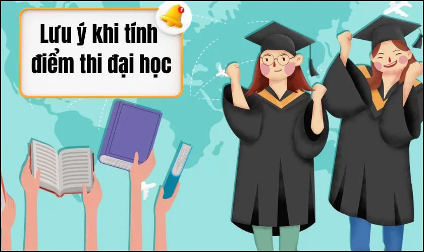 Những lưu ý cần thiết khi áp dụng công thức tính điểm đại học 2025