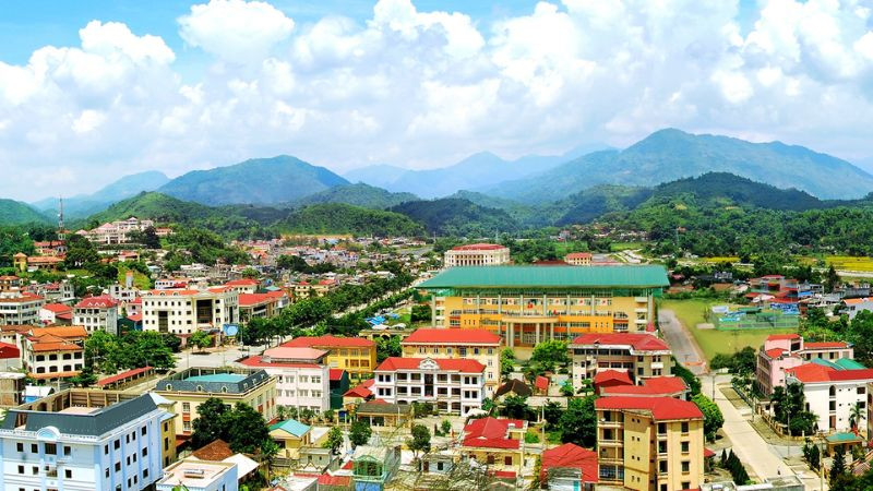 Phong cảnh núi rừng đặc trưng của tỉnh Bắc Kạn, tỉnh có dân số thấp nhất.