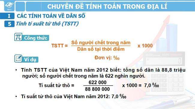 Slide Powerpoint về các công thức tính toán địa lý